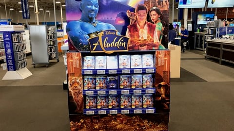 'Aladdin' Best Buy Floorstand